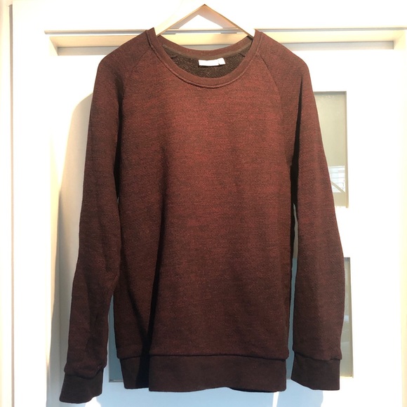 J. LINDEBERG CREWNECK SWEATER M, MAROON (LARGE) - Picture 3 of 5